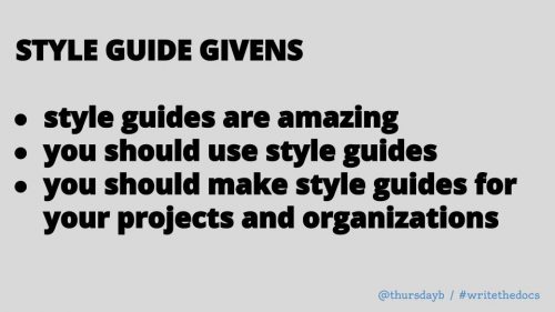 STYLE GUIDE GIVENS style guides are amazing you should use style guides you should make style guides for your projects and organizations